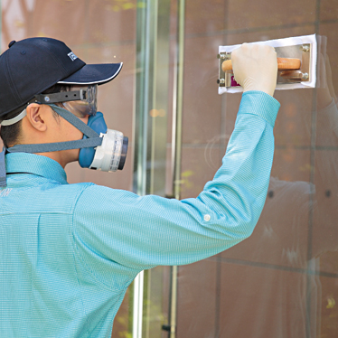 ガラス面防虫サービス